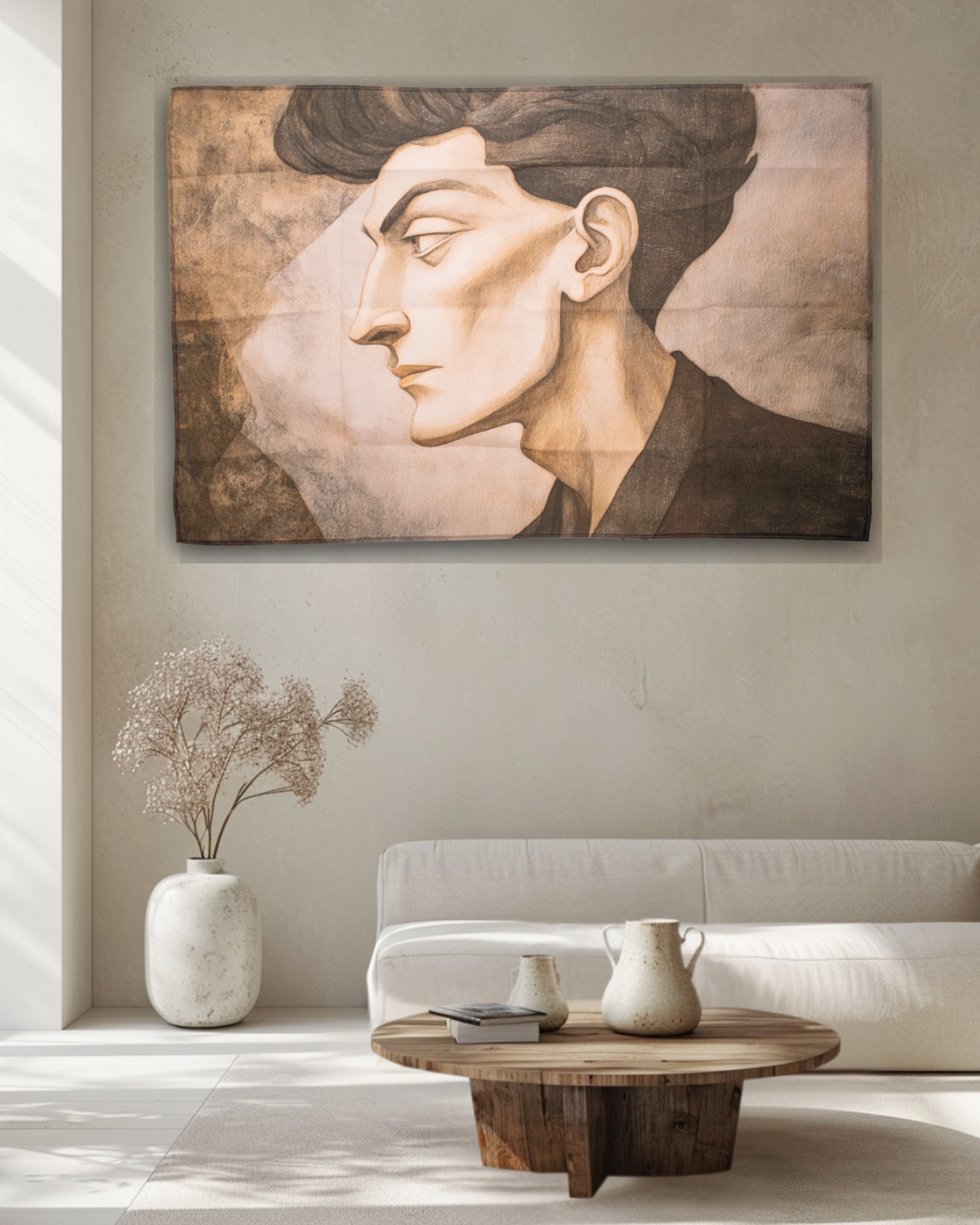 Walltale™ Kafka Duvar Halısı – Dekoratif Duvar Örtüsü