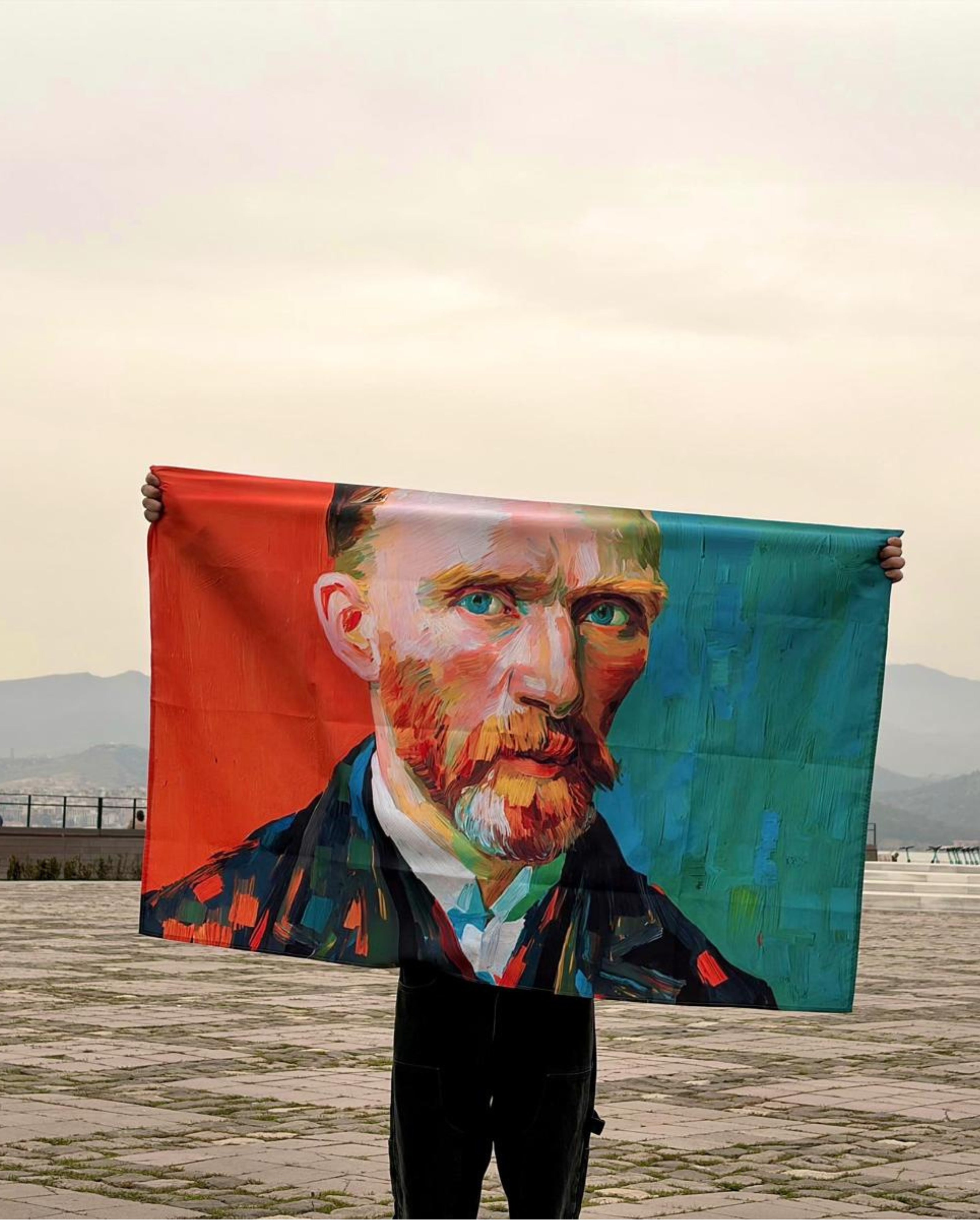 Walltale™  Van Gogh Duvar Halısı – Dekoratif Duvar Örtüsü